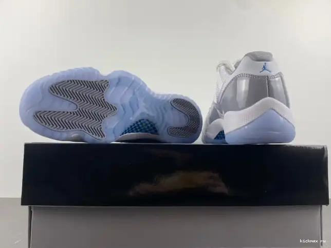 Rep Kickmax Cement AV2187-140 11 Low Jordan Air Grey 0404